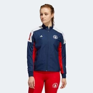 NWT Adidas Boston Marathon 2020 Windbreaker Zip Up Lightweight Jacket SZ XS